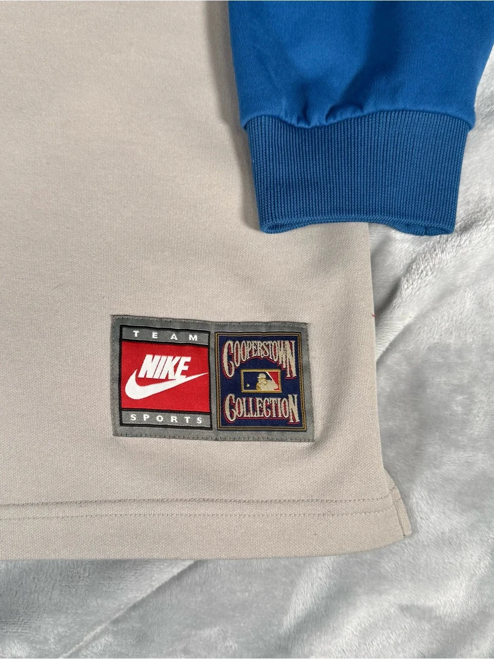 Vintage Nike Brooklyn Dodgers Pee Wee Reese Jersey Mens L Oversized Baggy Y2K